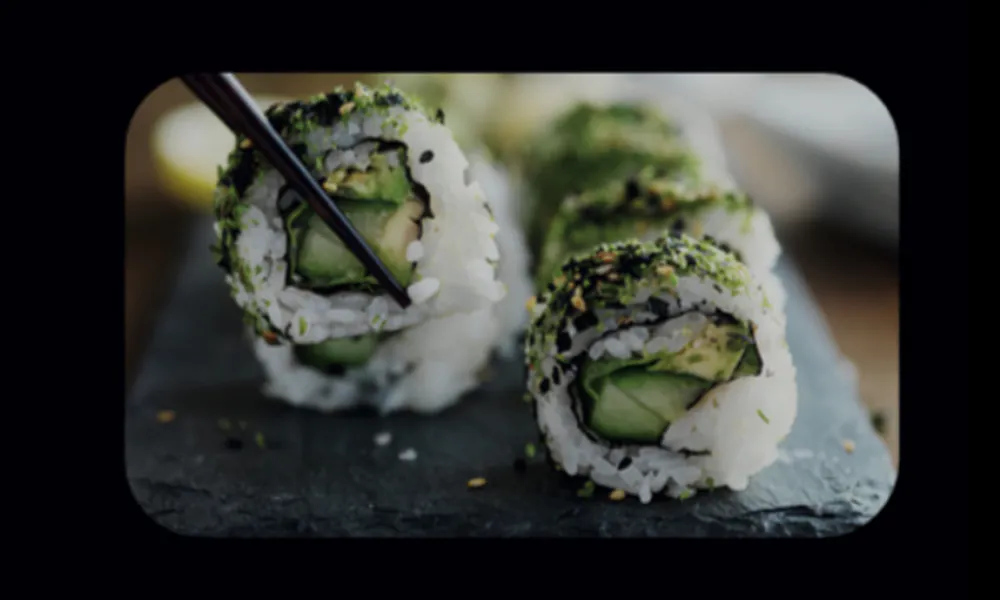Creamy avocado maki with seaweed, fresh rice and savory toppings at Hungry Bowl Mongolian Grill, Sushi & KBBQ, a Asian Restaurant in Leominster